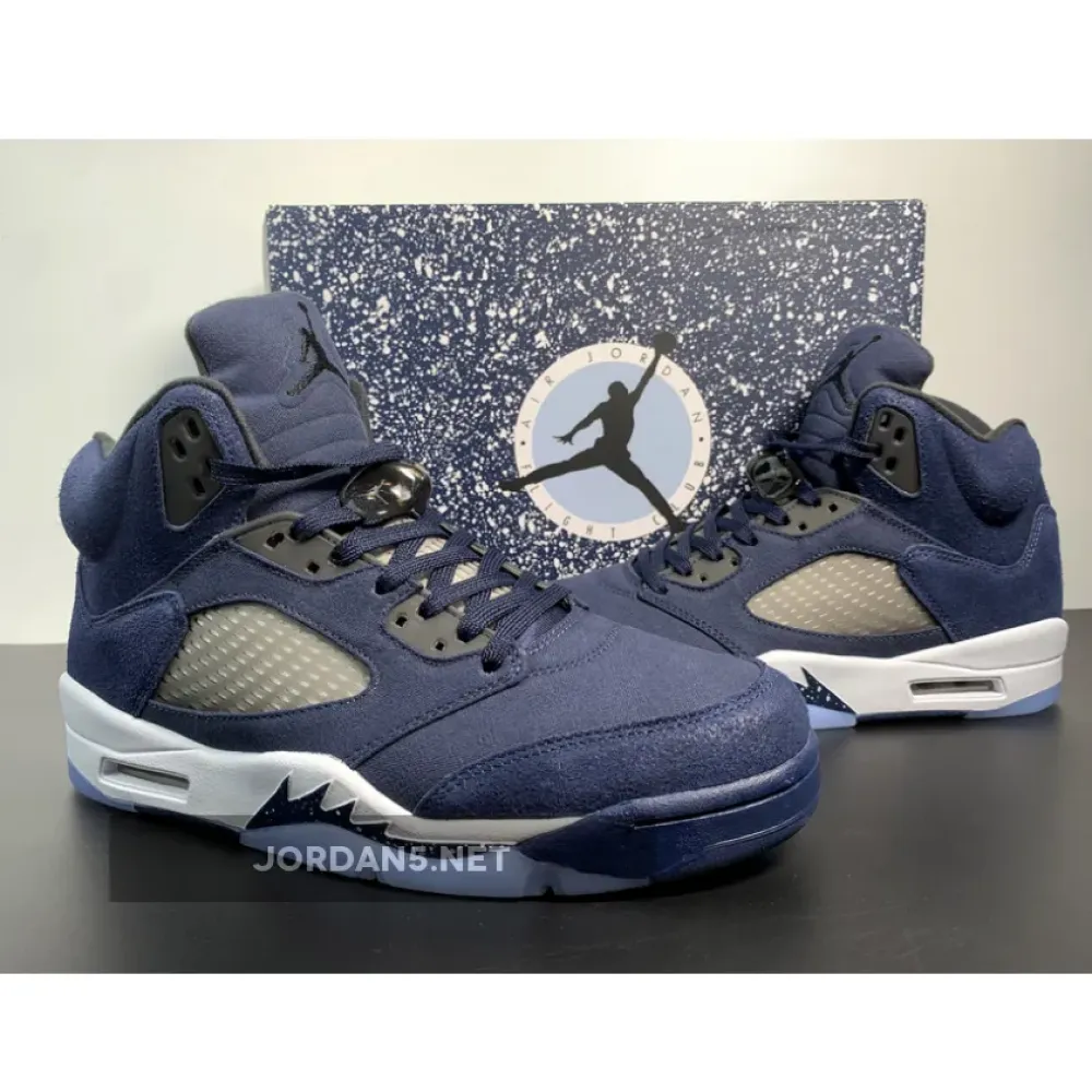 Air Jordan 5 Georgetown Midnight Navy/Black  FD6812-400