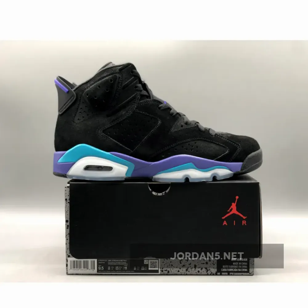 Air Jordan 6 “Aqua” Black/Bright Concord-Aquatone  CT8529-004