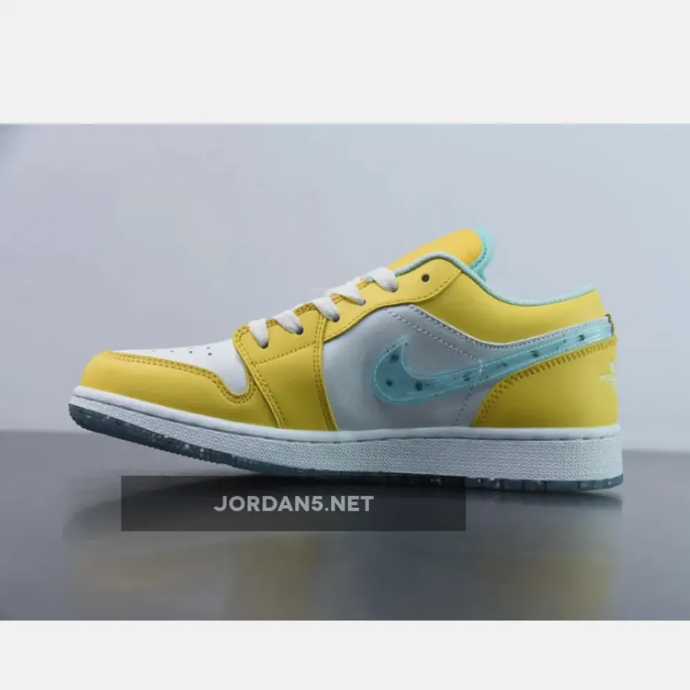 Air Jordan 1 Low Citron Pulse/Glacier Ice  DX4375-800