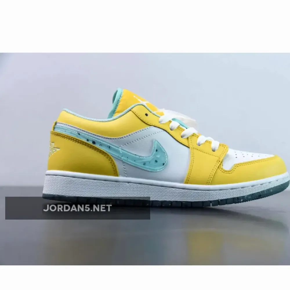 Air Jordan 1 Low Citron Pulse/Glacier Ice  DX4375-800