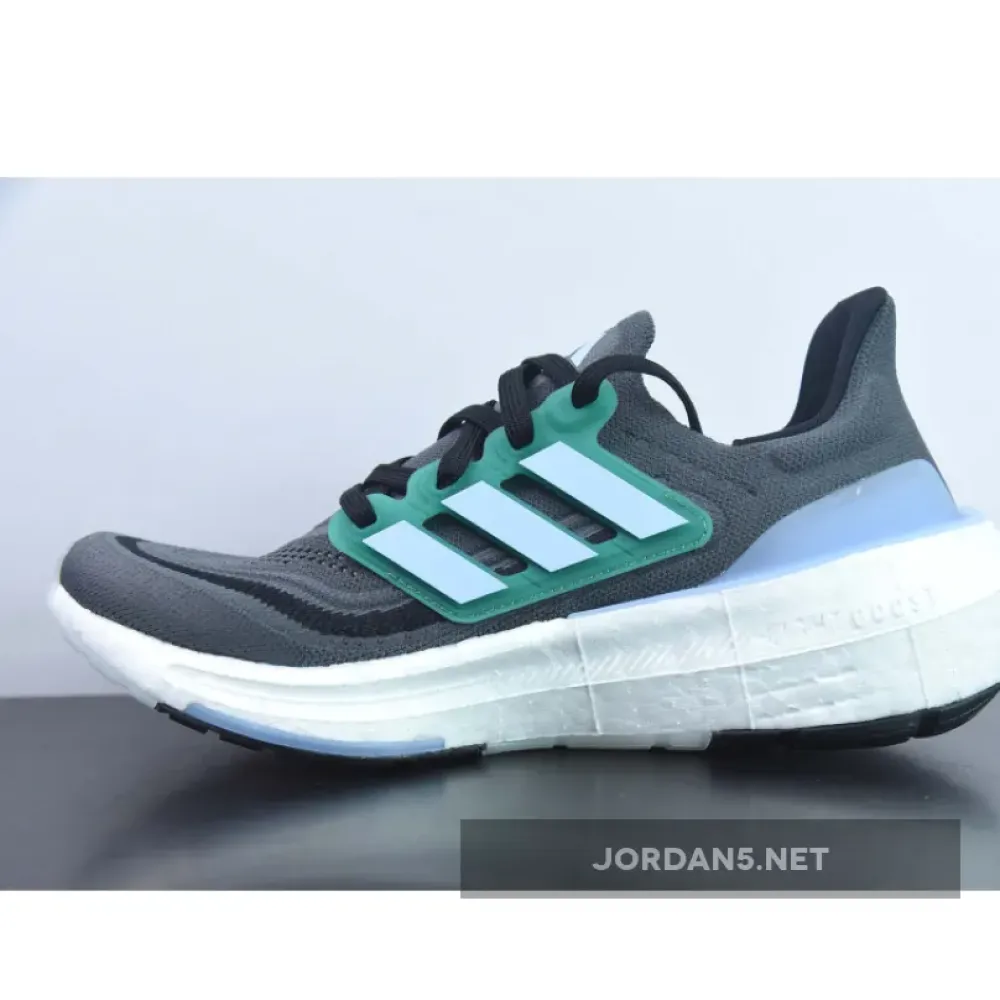 adidas Ultraboost Light Running Shoes Carbon/Blue  HQ6342