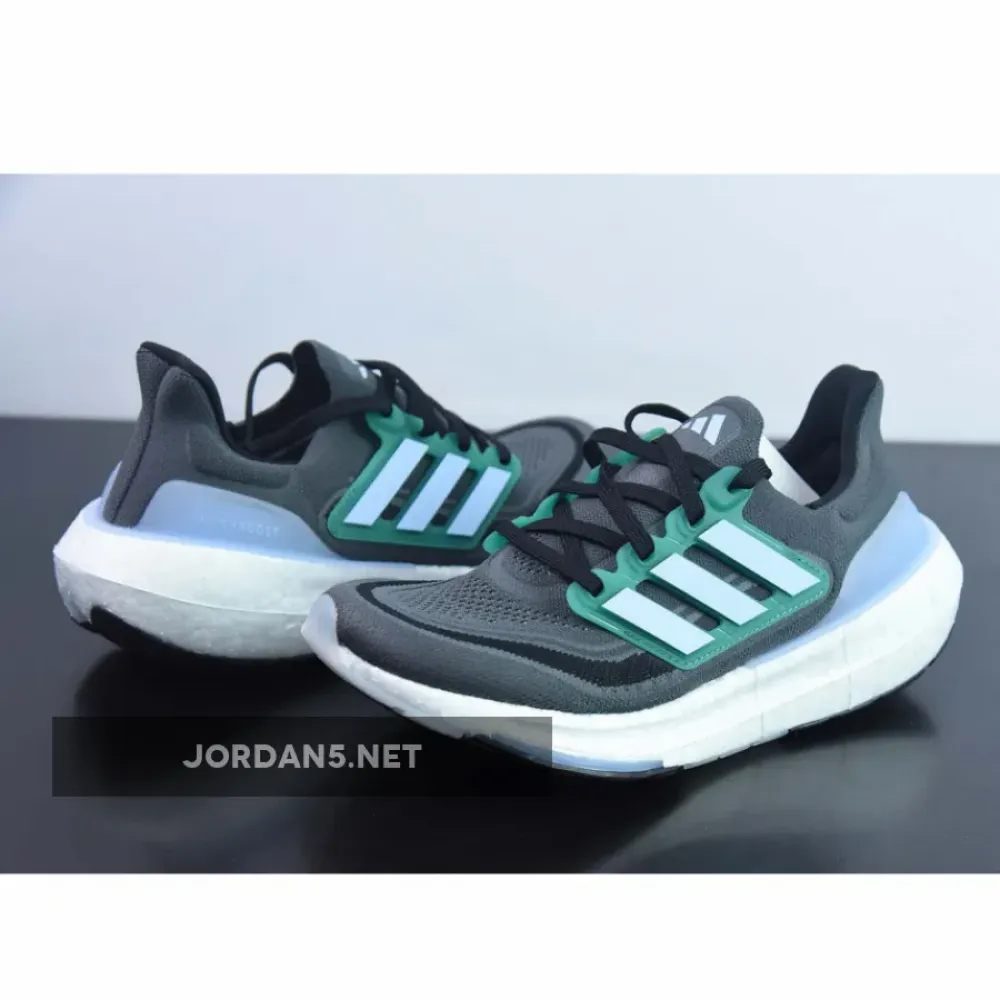 adidas Ultraboost Light Running Shoes Carbon/Blue  HQ6342