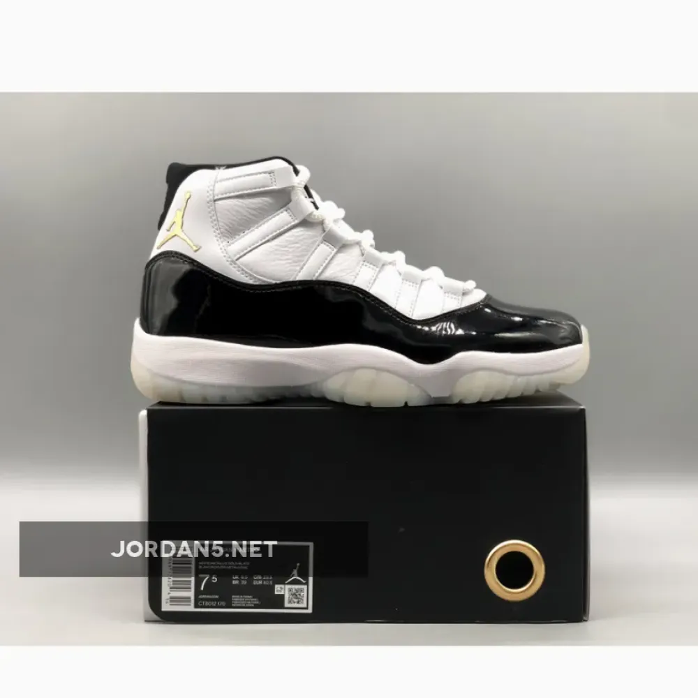 Air Jordan 11 DMP 2023 White/Black-Metallic Gold  CT8012-170