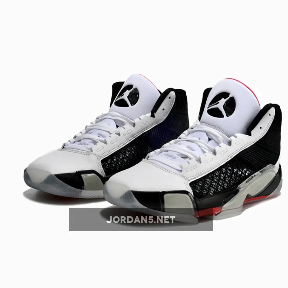 Air Jordan 38 “Fundamental” White/Black-Siren Red DZ3356-106