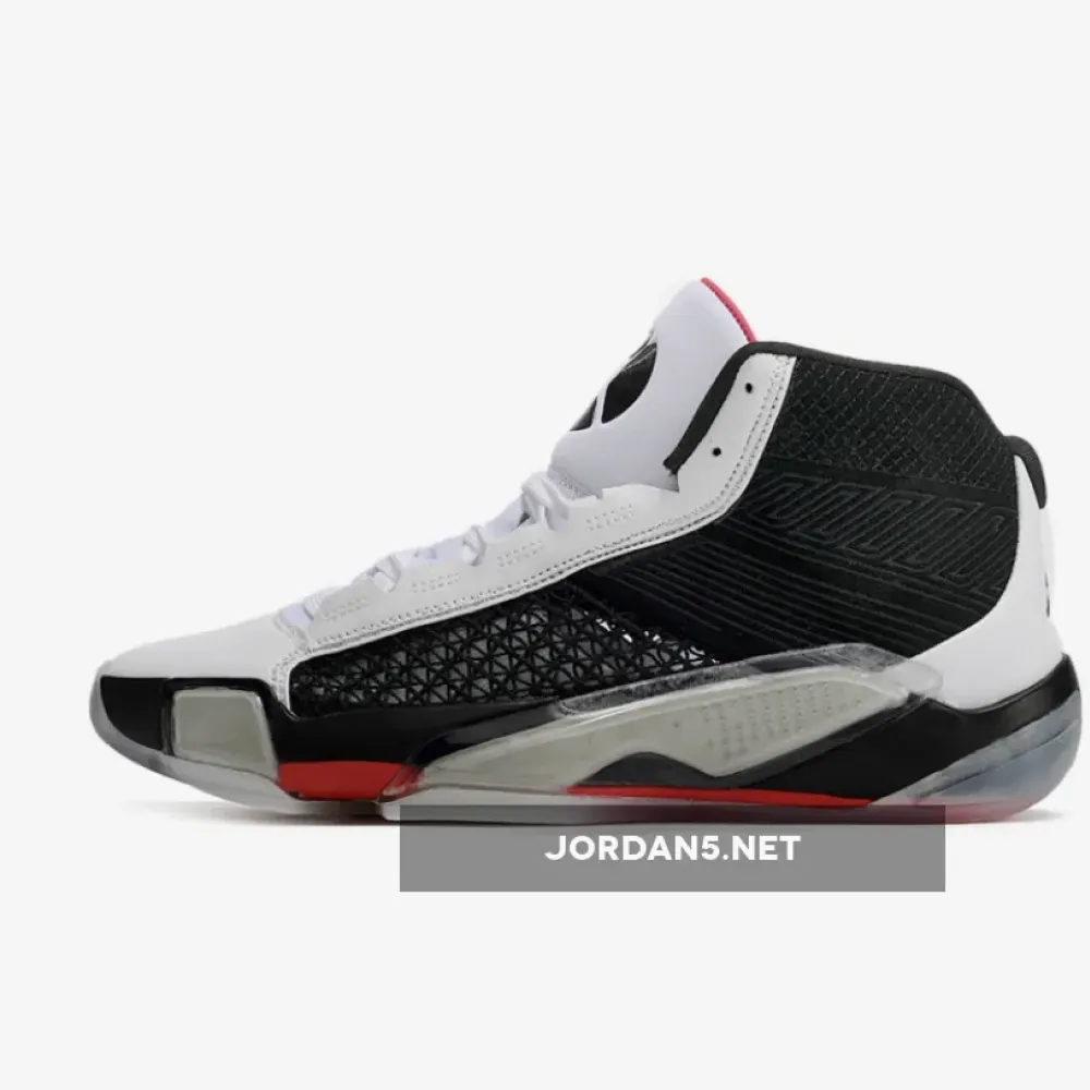 Air Jordan 38 “Fundamental” White/Black-Siren Red DZ3356-106