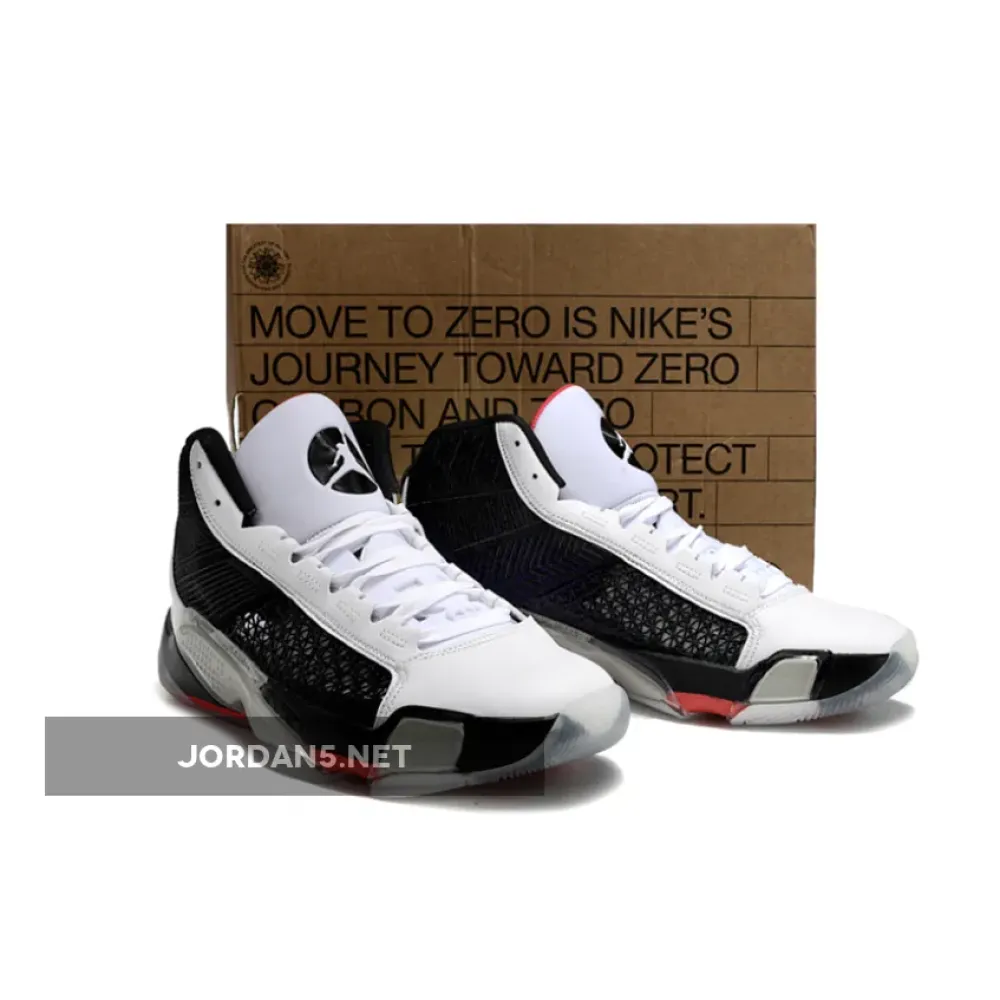 Air Jordan 38 “Fundamental” White/Black-Siren Red DZ3356-106