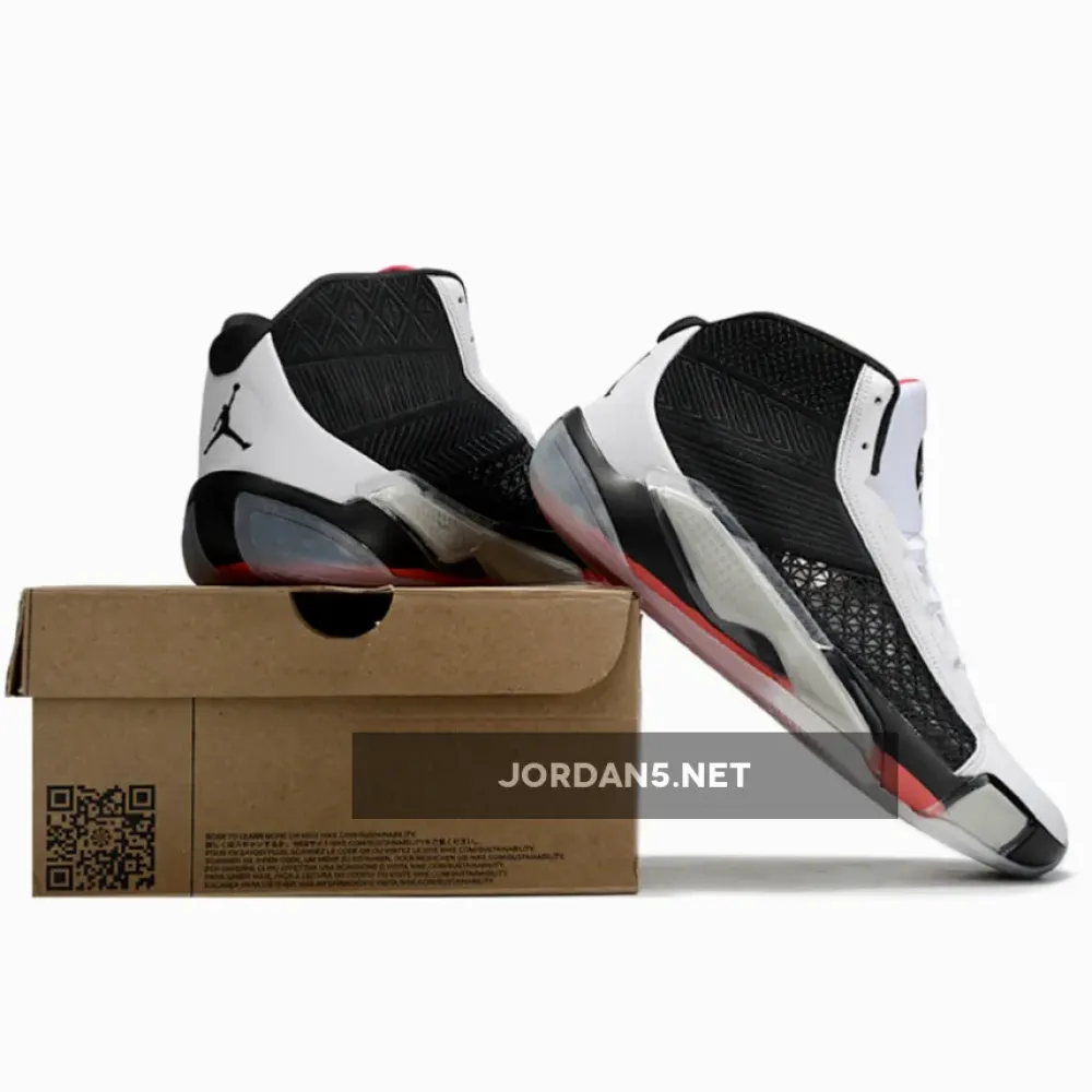 Air Jordan 38 “Fundamental” White/Black-Siren Red DZ3356-106
