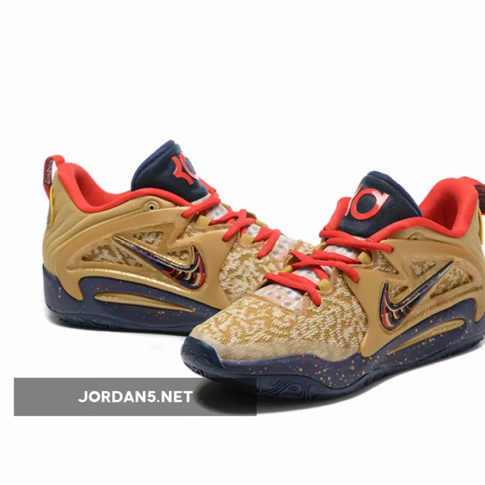 Nike KD 15 “Olympic” Metallic Gold/Midnight Navy DC1975-700