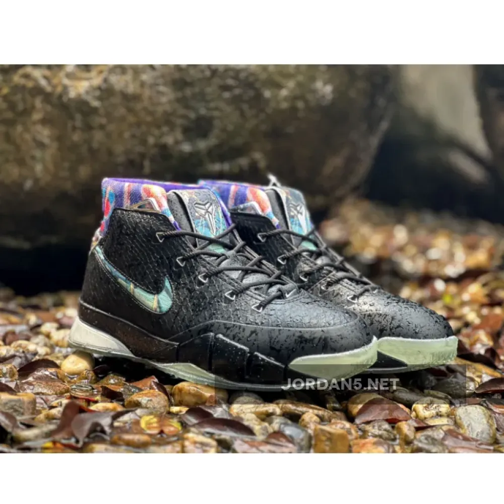 Nike Kobe 1 Protro Prelude (81 Pts) Black/Multi Color-Wolf Grey 640221-001