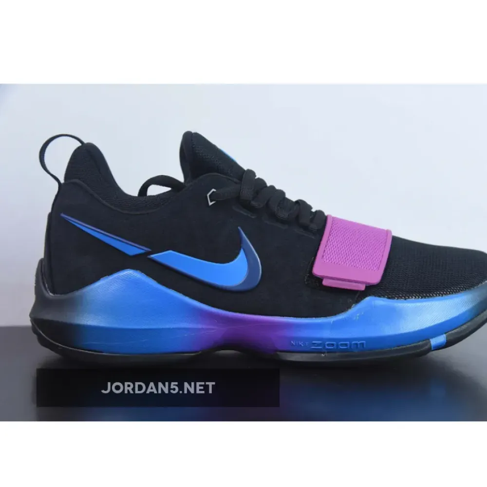 Nike PG 1 ‘Flip the Switch’ Black Purple Blue  878627-003