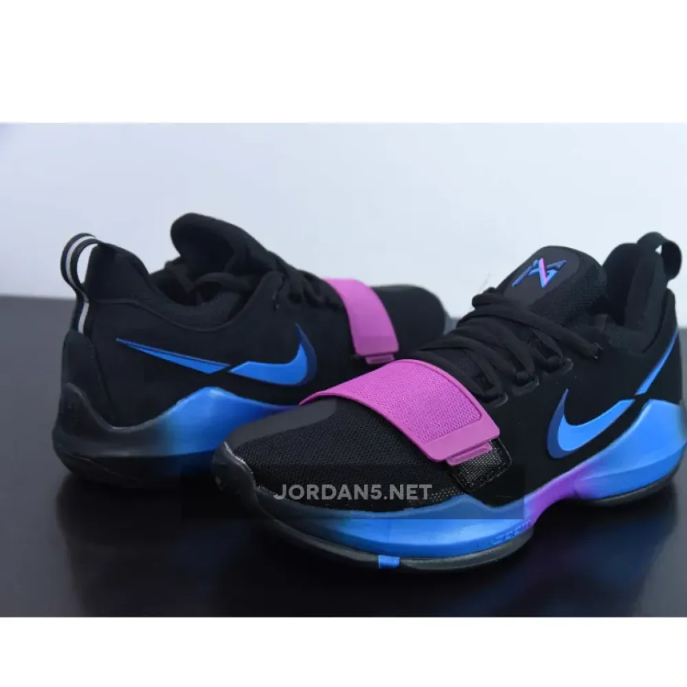 Nike PG 1 ‘Flip the Switch’ Black Purple Blue  878627-003