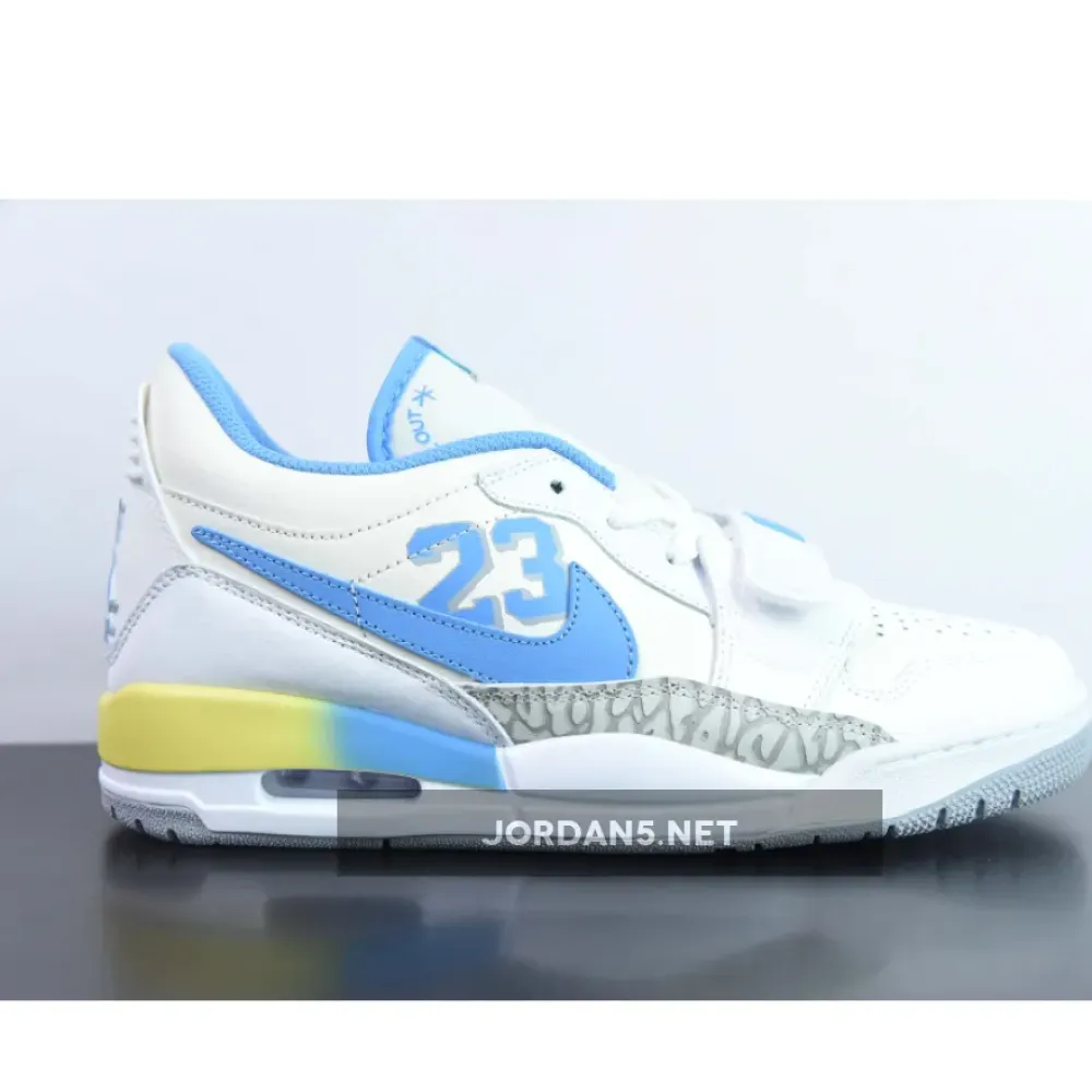 Jordan Legacy 312 Low 23 White University Blue  FJ7223-141