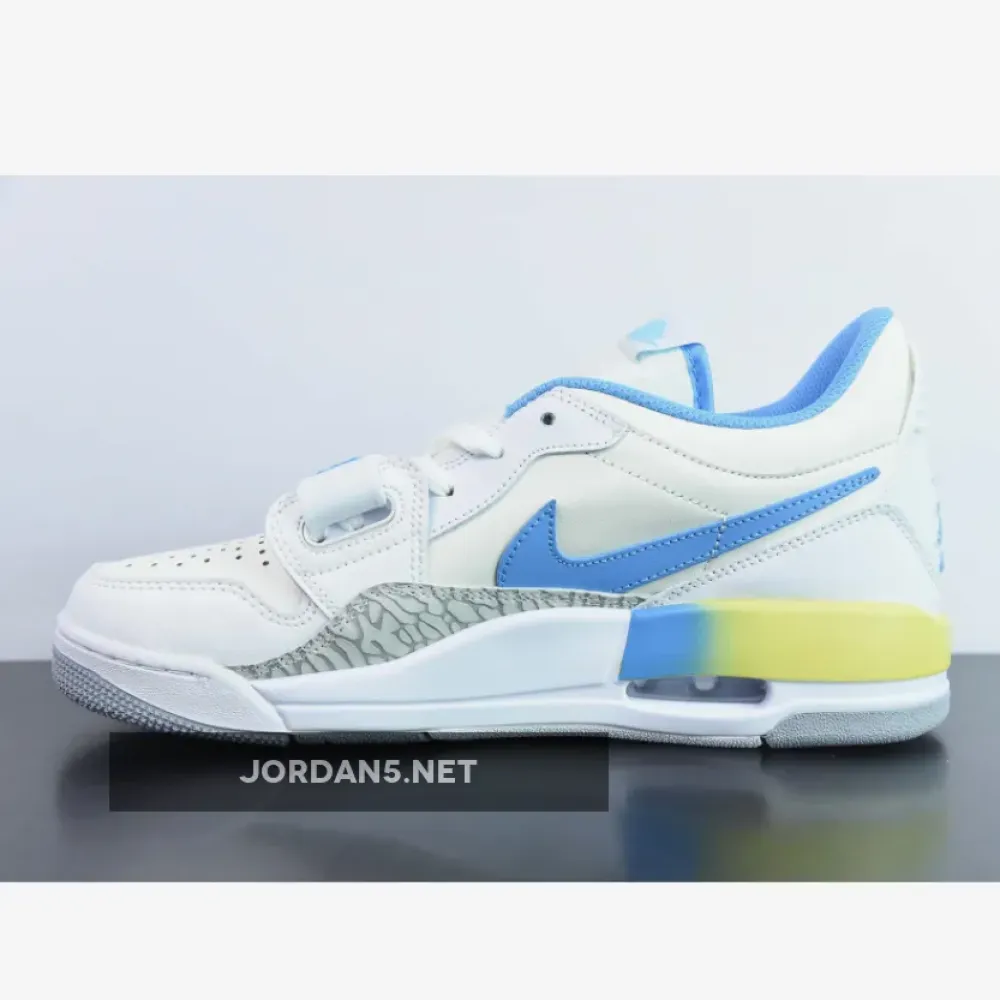 Jordan Legacy 312 Low 23 White University Blue  FJ7223-141