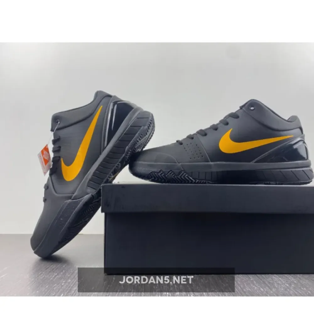 Nike Kobe 4 Protro Black University Gold  FQ3544-001
