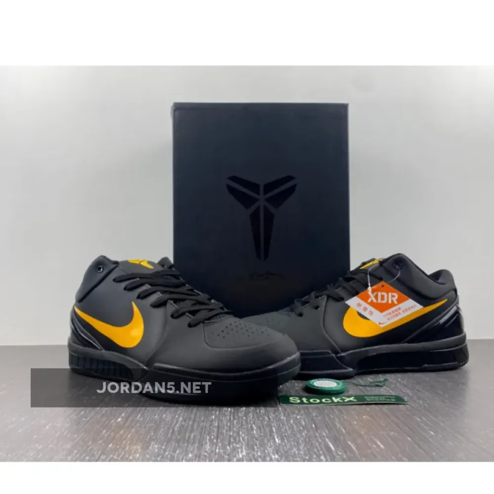 Nike Kobe 4 Protro Black University Gold  FQ3544-001