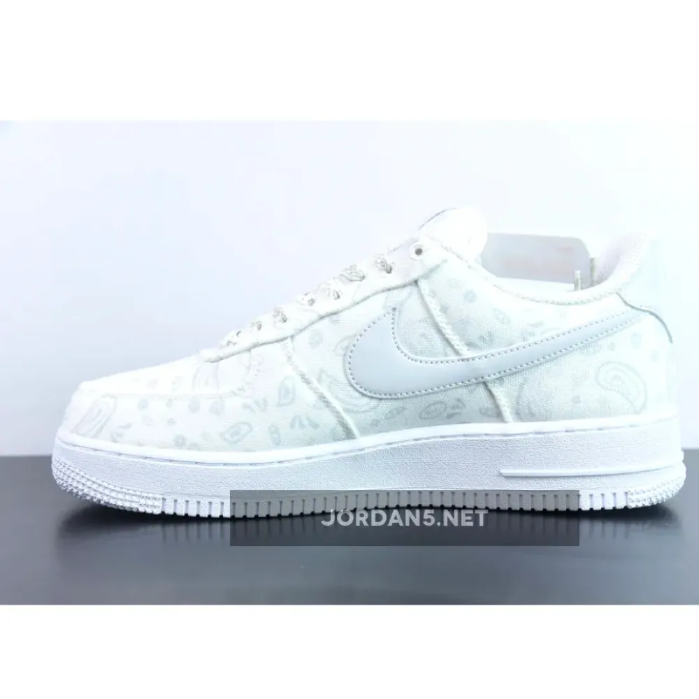 Custom Nike Air Force 1 Low White Paisley