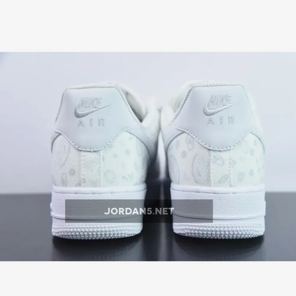 Custom Nike Air Force 1 Low White Paisley