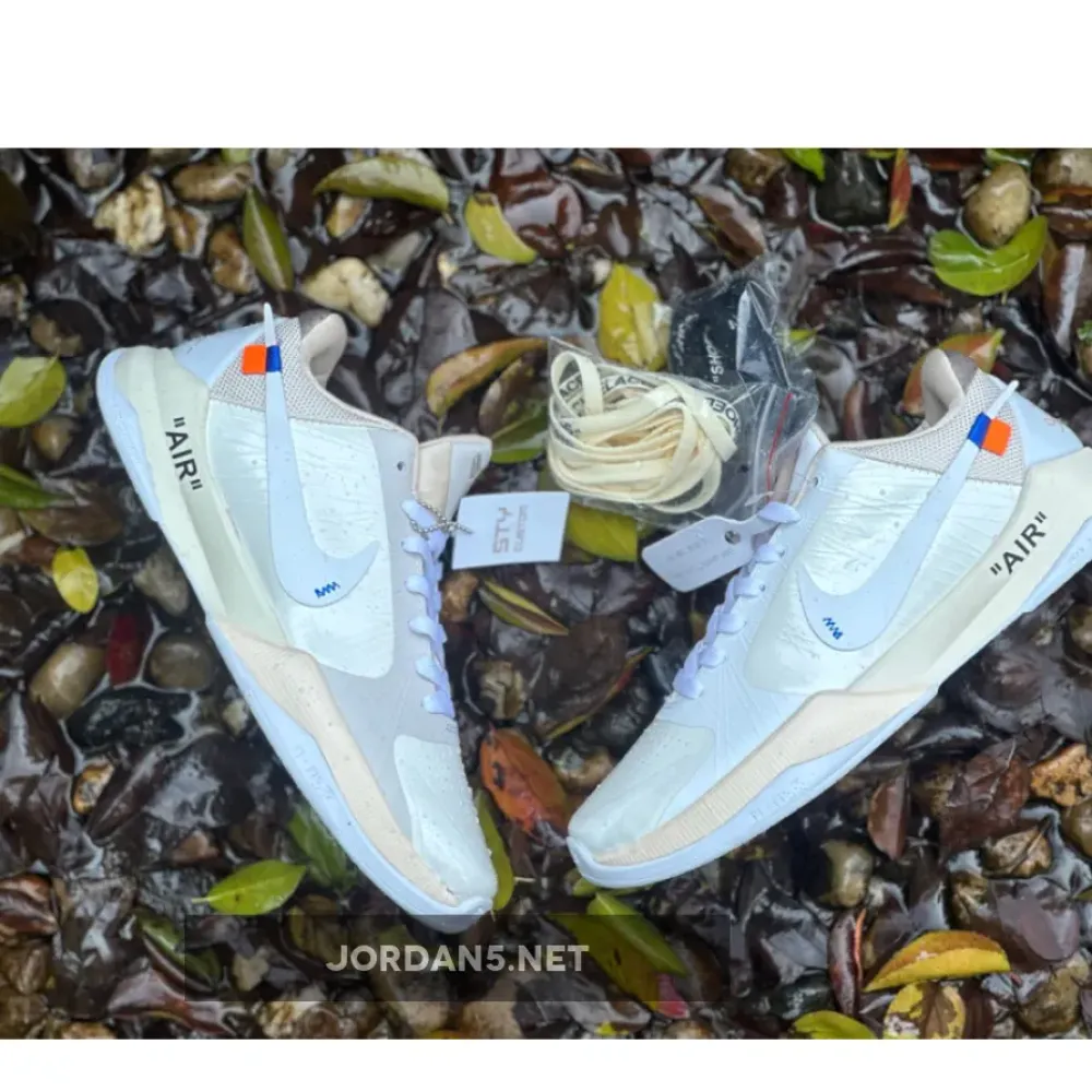 Undefeated x Custom Nike Kobe 5 Protro Rice White