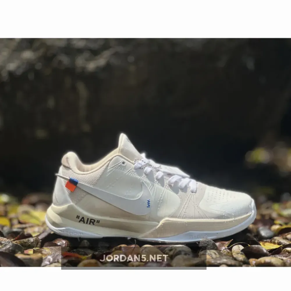 Undefeated x Custom Nike Kobe 5 Protro Rice White