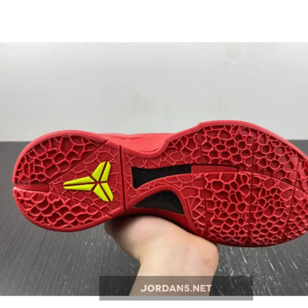 Nike Kobe 6 Protro Reverse Grinch Bright Crimson/Black  FV4921-600