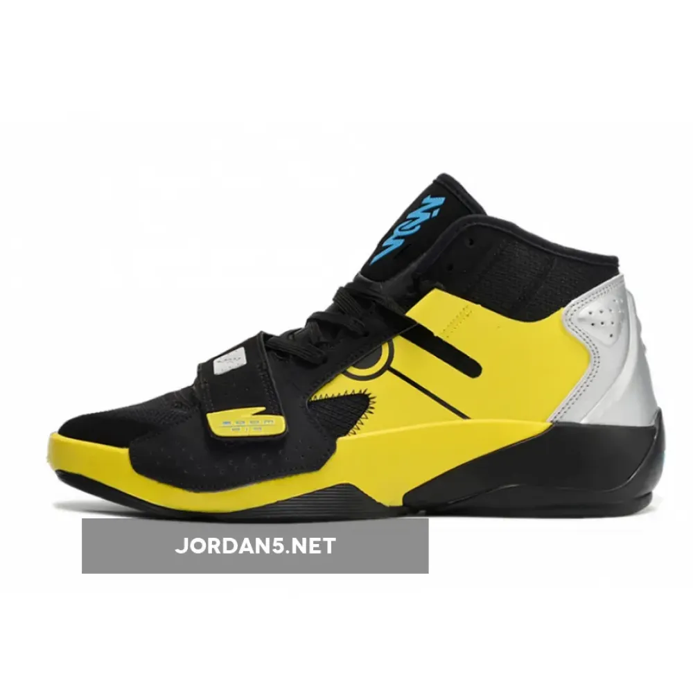 Jordan Zion 2 “Naruto vs. Sasuke” Black/Laser Blue-Yellow Strike  FB1628-087