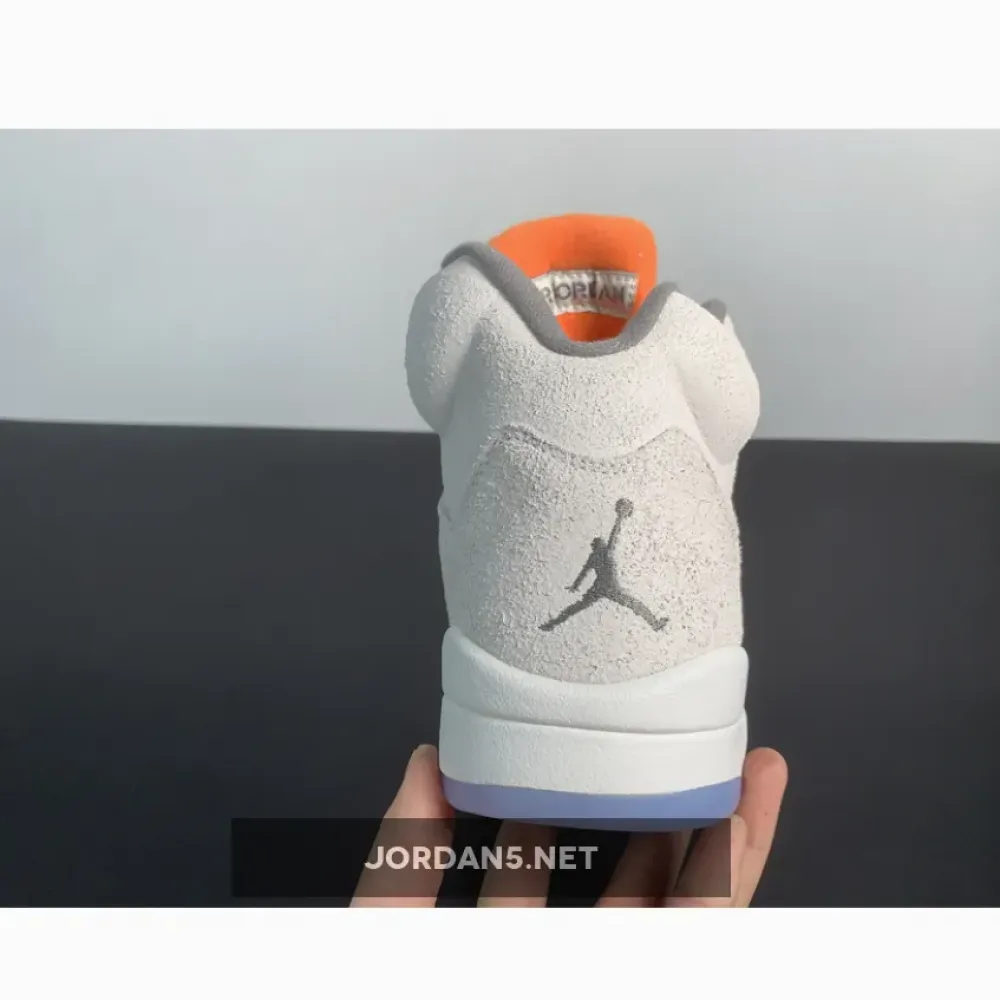 Air Jordan 5 Retro SE “Craft” Light Orewood Brown/Safety Orange  FD9222-180