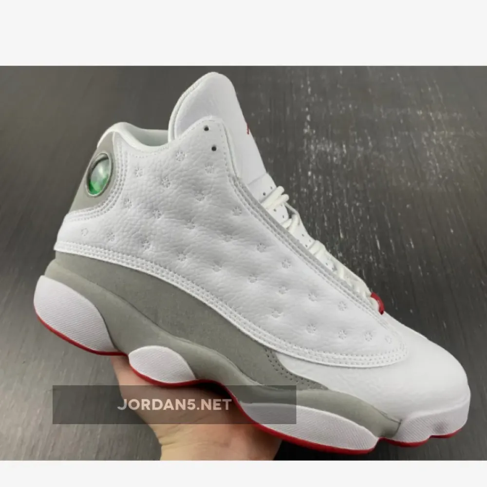 Air Jordan 13 White/True Red-Wolf Grey  414571-160