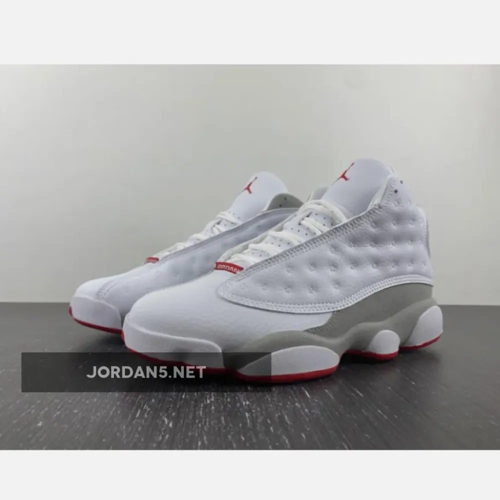 Air Jordan 13 White/True Red-Wolf Grey  414571-160