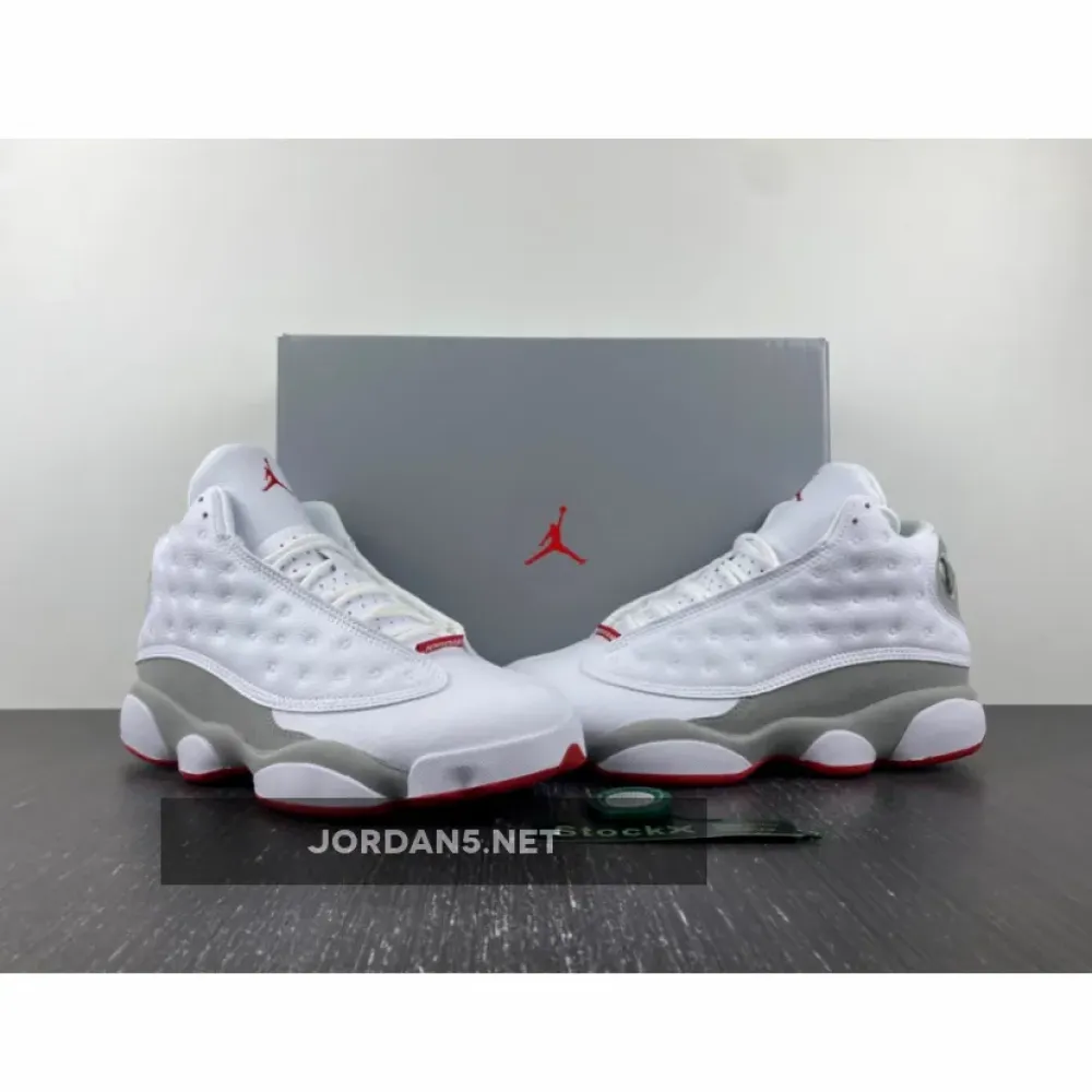 Air Jordan 13 White/True Red-Wolf Grey  414571-160