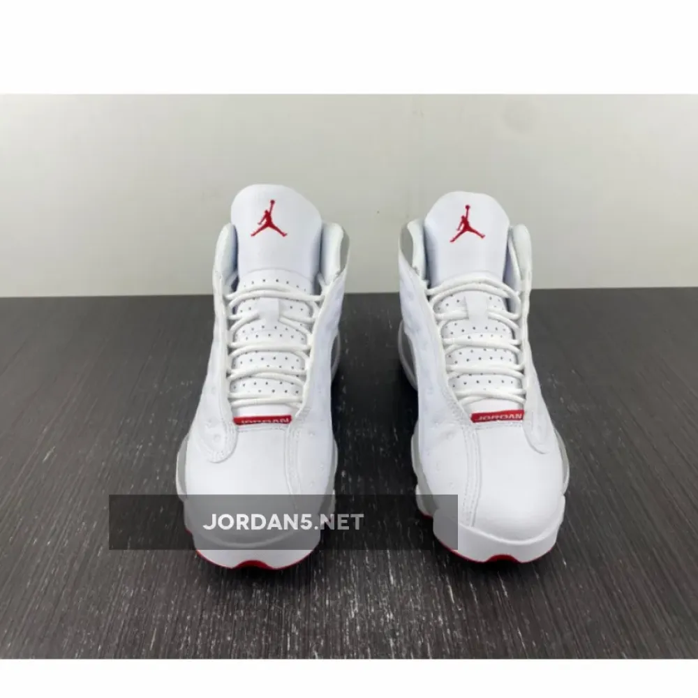 Air Jordan 13 White/True Red-Wolf Grey  414571-160