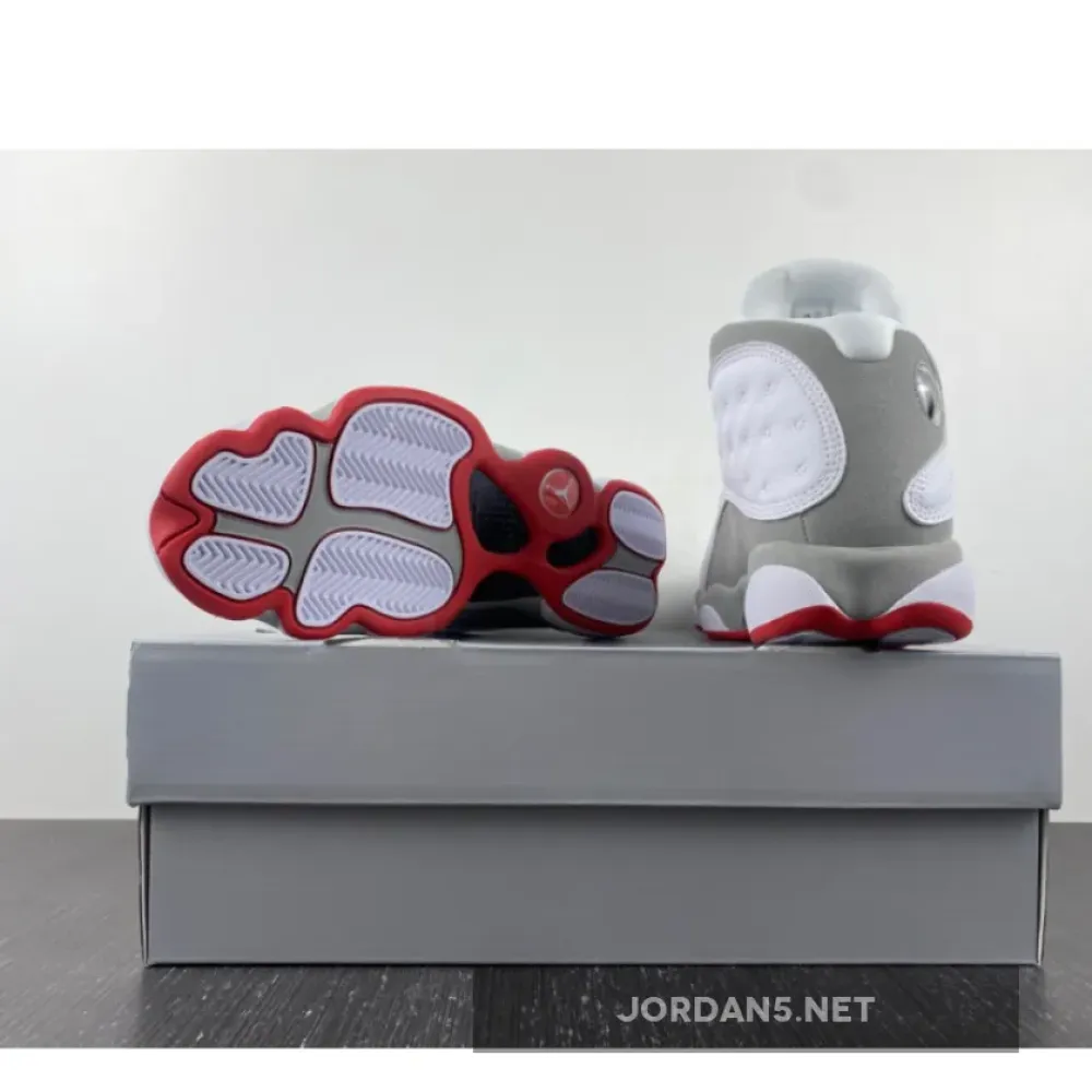 Air Jordan 13 White/True Red-Wolf Grey  414571-160