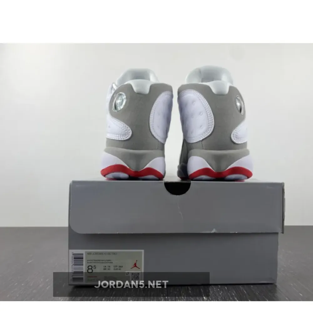 Air Jordan 13 White/True Red-Wolf Grey  414571-160