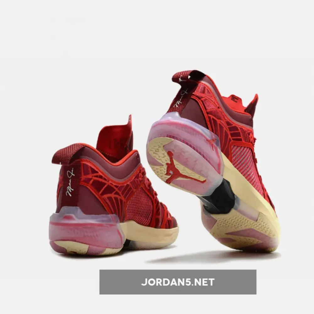 Air Jordan 37 Low Team Red/Sail-University Red-Muslin  DV9989-601