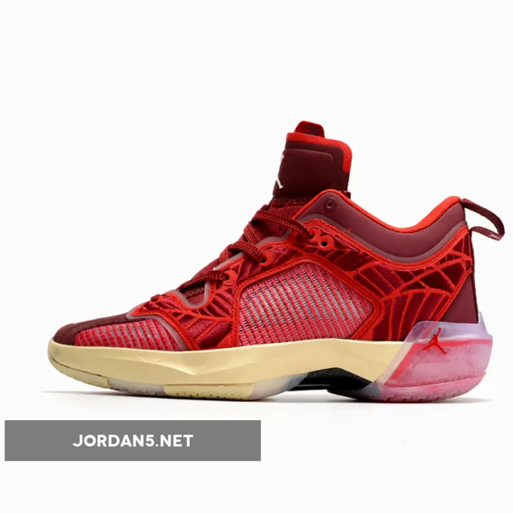 Air Jordan 37 Low Team Red/Sail-University Red-Muslin  DV9989-601