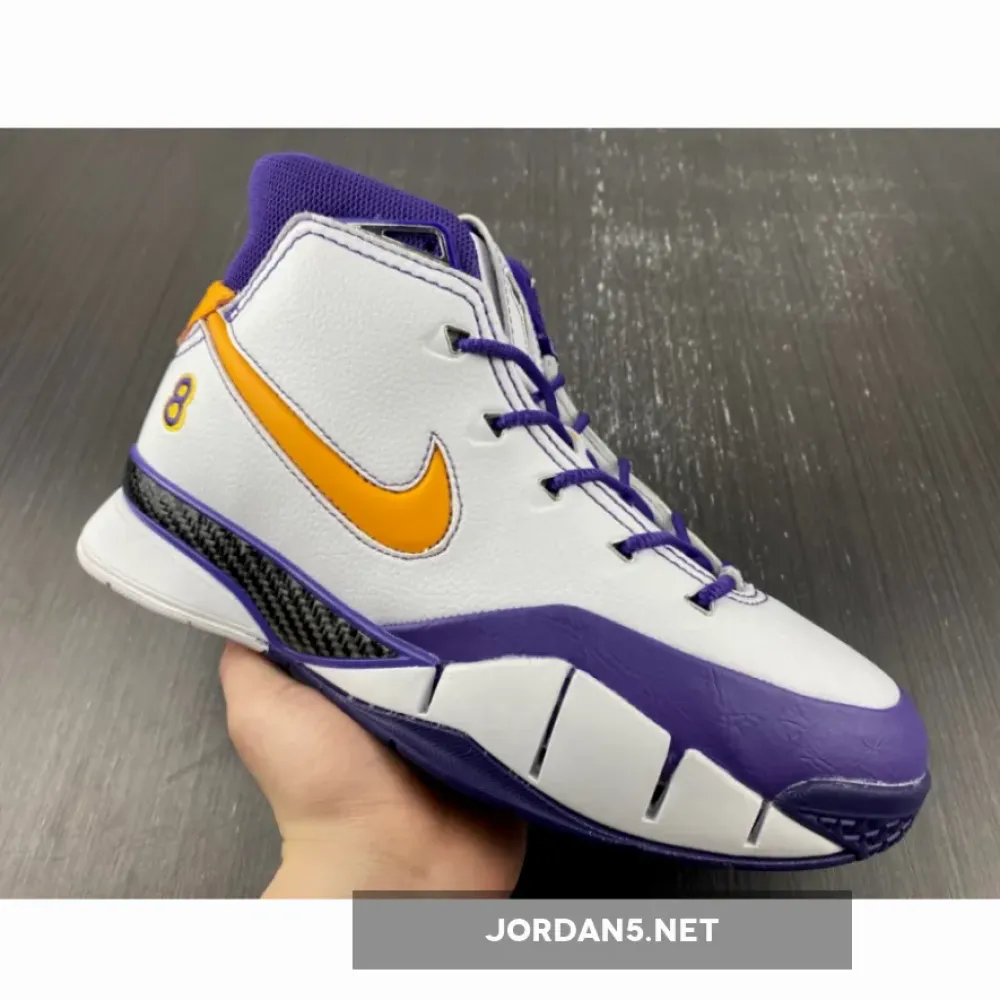 Nike Kobe 1 Protro ‘Close Out’ White/Del Sol-Varsity Purple  AQ2728-101