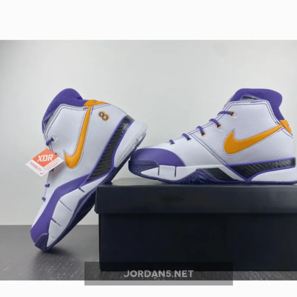 Nike Kobe 1 Protro ‘Close Out’ White/Del Sol-Varsity Purple  AQ2728-101