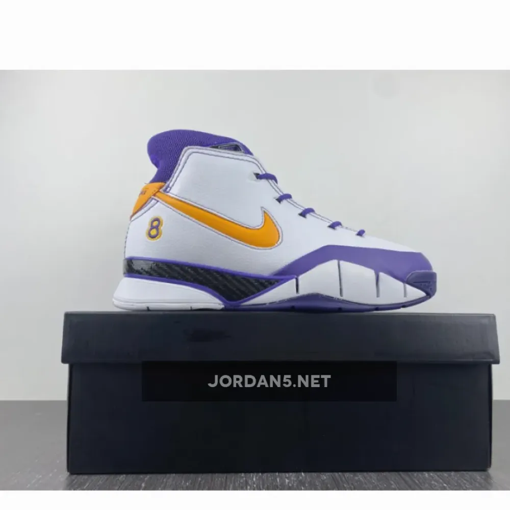 Nike Kobe 1 Protro ‘Close Out’ White/Del Sol-Varsity Purple  AQ2728-101