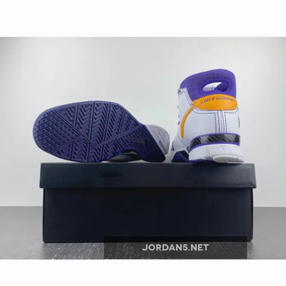 Nike Kobe 1 Protro ‘Close Out’ White/Del Sol-Varsity Purple  AQ2728-101