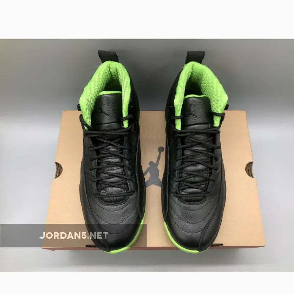 Air Jordan 12 “28 Days of Flight” Black/Neon Green