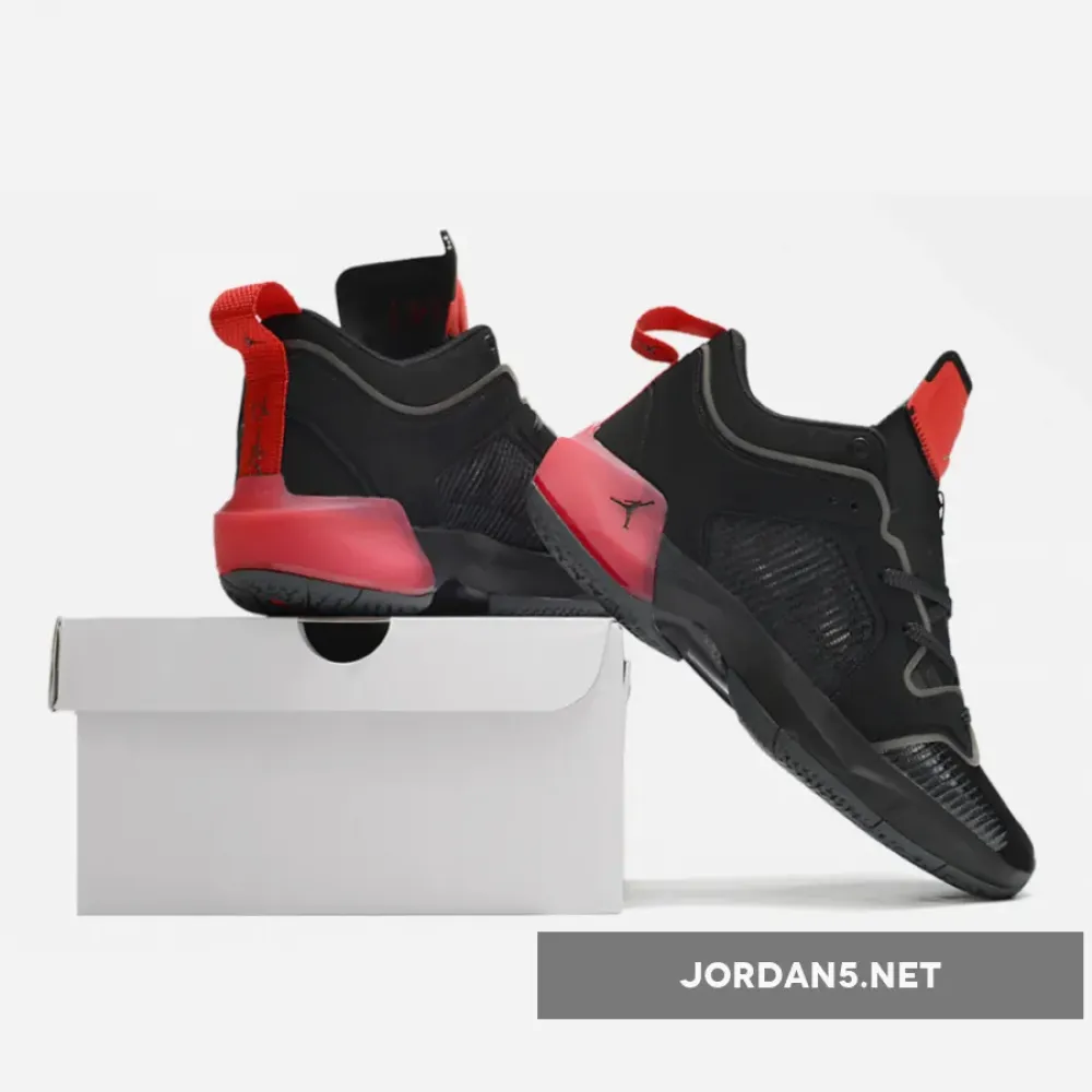 Air Jordan 37 Low “Bred” Black/Metallic Gold-Red  DQ4122-007