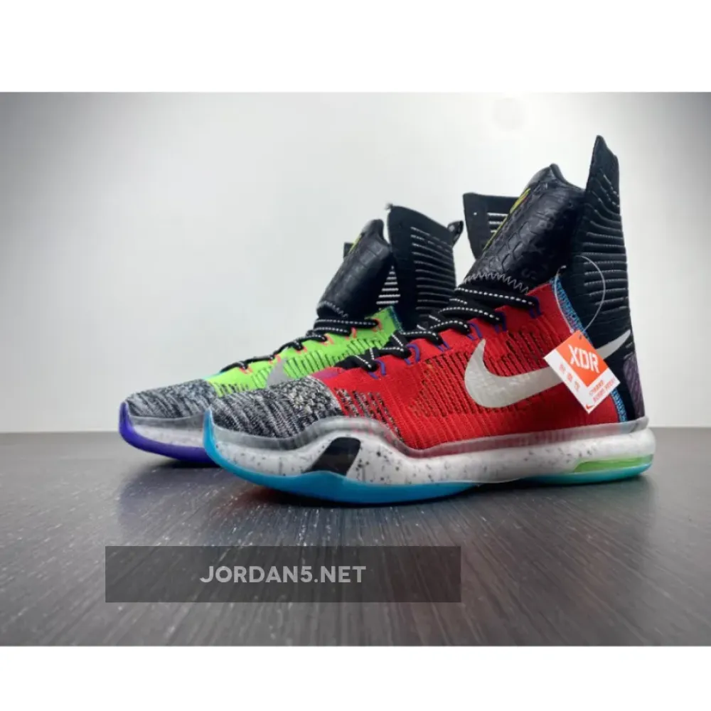 Nike Kobe 10 Elite High What The Multi-Color/Reflective Silver  815810-900