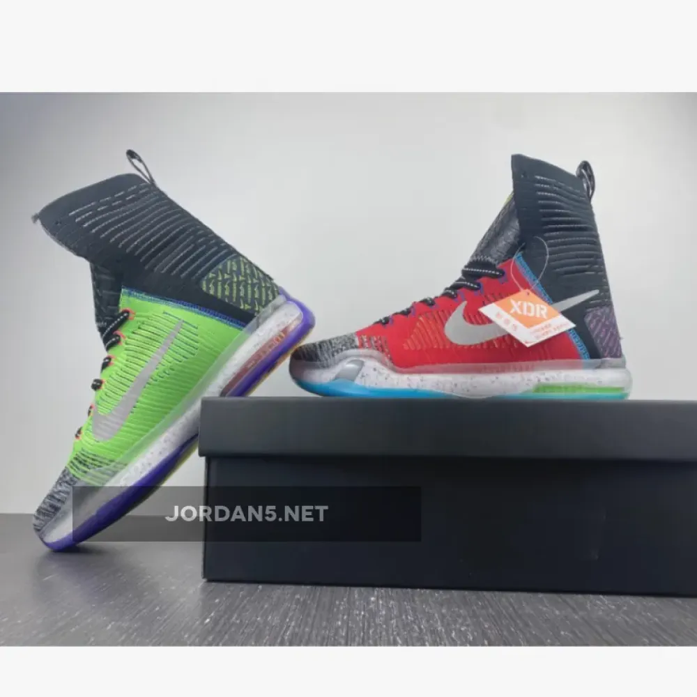 Nike Kobe 10 Elite High What The Multi-Color/Reflective Silver  815810-900