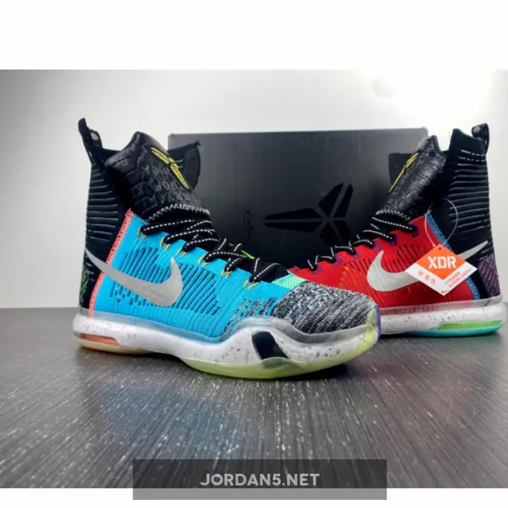Nike Kobe 10 Elite High What The Multi-Color/Reflective Silver  815810-900