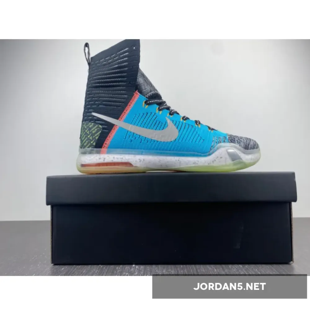 Nike Kobe 10 Elite High What The Multi-Color/Reflective Silver  815810-900