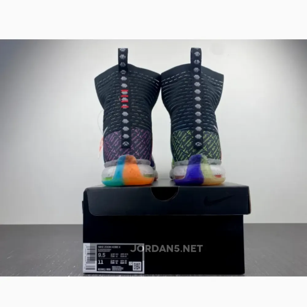 Nike Kobe 10 Elite High What The Multi-Color/Reflective Silver  815810-900