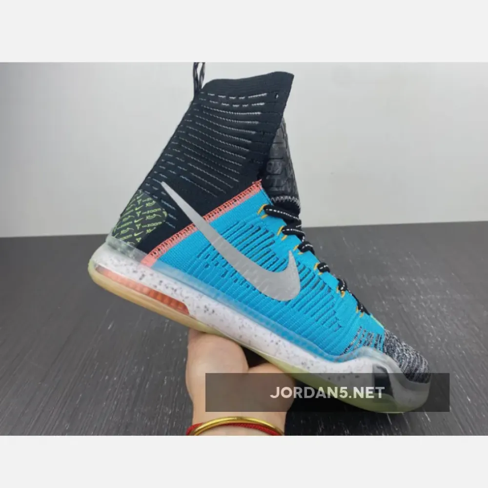 Nike Kobe 10 Elite High What The Multi-Color/Reflective Silver  815810-900