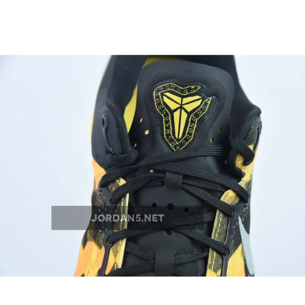 Nike Kobe 8 System Black/Strata Gray-Vivid Sulphur-Electric Yellow