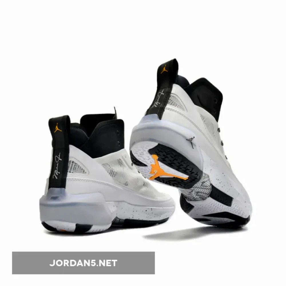 Air Jordan 37 “Oreo” White/Black-Citrus  DD6958-108