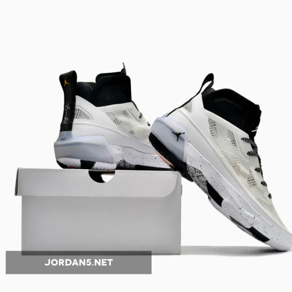 Air Jordan 37 “Oreo” White/Black-Citrus  DD6958-108