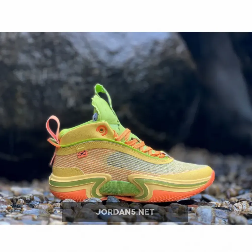 Air Jordan 36 ‘Nitro Taco Jay’ Citron Pulse/Atomic Green  DQ6866-803